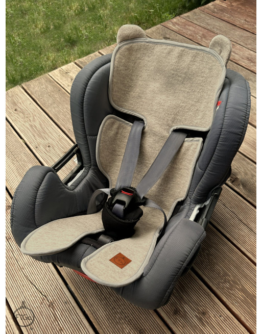 TermoMiś – wkładka merino do fotelika i wózka - Beż