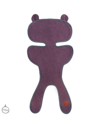 TermoMiś – wkładka merino do fotelika i wózka - Beż