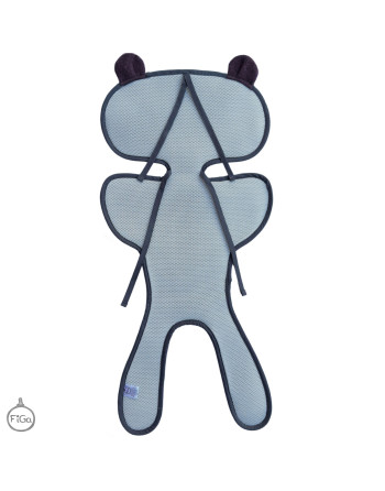 TermoMiś – wkładka merino do fotelika i wózka - Beż